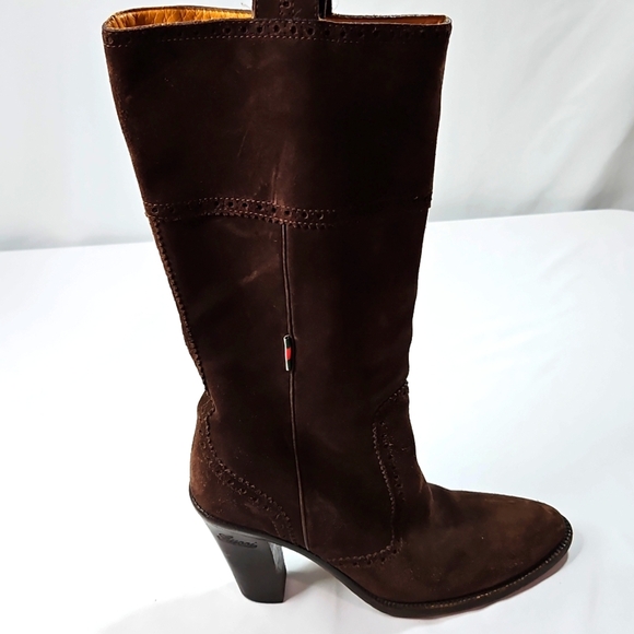 Gucci Brown Suede Women's Boots Size 7.5 - Picture 6 of 11